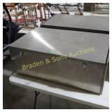 USED 24" X 40" STAINLESS STEEL STORAGE BOX.