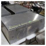 USED 24" X 40" STAINLESS STORAGE BOX.