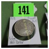 US 1813 CAPPED BUST SILVER HALF DOLLAR, EF QUALITY