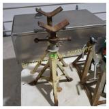 GROUP OF 2 USED PIPE STANDS.