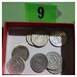 GROUP OF US SILVER COINS INCLUDING