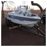 USED THUNDERCRAFT INBOARD BOAT W/TRAILER