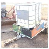 USED SINGLE AXLE FLATBED TRAILER,