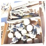 GROUP OF 2 BOXES OF USED TORCHES, ETC.