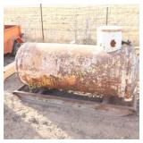 USED 200 GALLON PROPANE TANK ON SKIDS