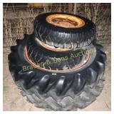 GROUP OF 4 USED FARM TIRES