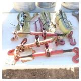 GROUP OF 3 USED CHAIN BOOMERS &
