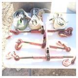 GROUP OF 3 USED CHAIN BOOMERS &