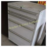 USED 5 DRAWER PORTABLE TOOL BOX