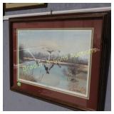 FRAMED 18X28" ARTIST SIGNED GENE BORRELL