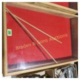 CUSTOM MADE 30"X18" TABLE TOP DISPLAY CASE