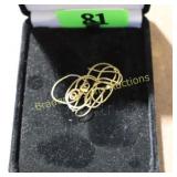 LADIES 10K GOLD NECKLACE, WEIGHS 2 GRAMS