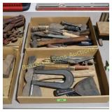 GROUP OF 2 BOXES OF ASSORTED HAND TOOLS, ETC