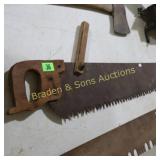 ANTIQUE 52" HAND SAW