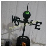 ANTIQUE WEATHER VANE STAND MISSING TOP