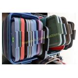 GROUP OF 20 TUBS WITH LIDS.