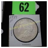 US 1889-P MORGAN SILVER DOLLAR