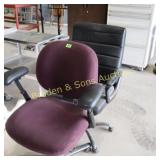 GROUP OF 2 USED OFFICE CHAIRS