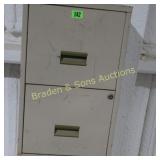 GROUP OF 2 USED TWO DRAWER FILE CABINETS