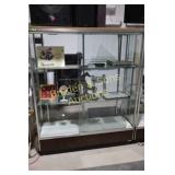 USED 72" X 60" LIGHTED SHOWCASE.