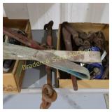 GROUP OF ASSTD RATCHET TIE DOWNS ETC.