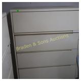 USED 5 DRAWER LATERAL FILE CABINET.