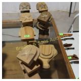 GROUP OF 3 SPUR STANDS.