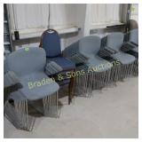 GROUP OF 45 STACKABLE CHAIRS.