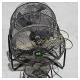 GROUP OF 5 USED FANS IN WORKING ORDER.