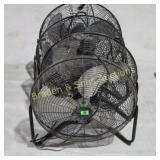 GROUP OF 4 USED FANS IN WORKING ORDER.
