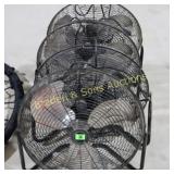 GROUP OF 4 USED FANS IN WORKING ORDER.