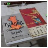 GROUP OF VINTAGE CALENDERS AND ADVERTSING