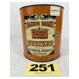Banner Brand 1 Gal Oysters Can,