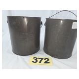 (2) 1 Gal Bail Oysters Can,