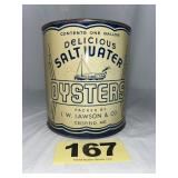 Salt Water 1 Gal Oyster Can,