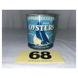 Rappahannock River 1 Pt Oyster Can,