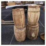 (4) Nail Barrels/Kegs
