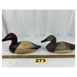 Pair of Canvasback Decoys,
