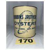 Robbins Brothers 1 Gal Oysters Can,