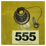 Brass IRS Lock w/Key, #35890