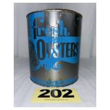 Fresh 1 Gal Oysters Can,