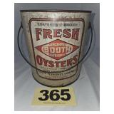 Booth 1 Gal Bail Oysters Can,