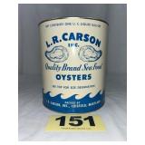 L.R Carson 1 Gal Oyster Can,