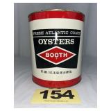 Booth 1 Gal Fresh Atlantic Coast Oysters Can,