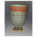 1 Gal Oysters Cans,