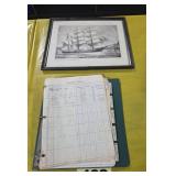Seafood Log Book, Bark Hayden Brown Ship Picture