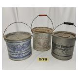 (3) Minnow Pails,