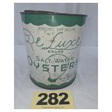 De Luze 1 Gal Oysters Can,