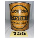 Lawson Brand 1 Gal Oysters Can,