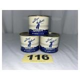 (3) Sailor Boy 12 Oz Oysters Can,
